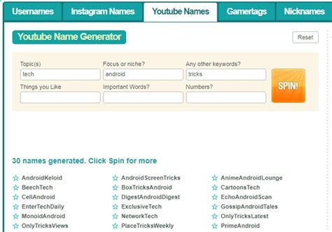 youtube name generator|youtube name generator for gaming.